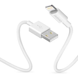 Dudao USB kabel USB til Lightning 3A 1m - Hvid