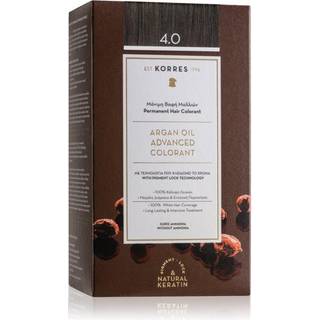Korres Argan Oil Permanent hårfarve Med Arganolie Skygge 4.0 Brown 50 ml - 50 ml
