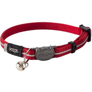 Rogz AlleyCat Halsbånd - Rød / 16,6-23 cm / 8 mm
