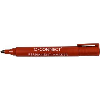 10 x Q-connect permanent marker 2-3mm rød