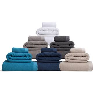 Kosta Linnewäfveri 410059 cotton/linen towel Turquoise 50x70 cm