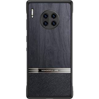 Stødsikkert mobilcover med træmotiv til Huawei Mate 30 Pro