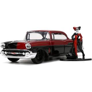 Jada Toys DC Comics Bil med Figur Harley Quinn & 1957 Chevy Bel Air 1:32