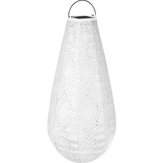 VONROC Havelampe - Solar - Solcelle | Luna Drop | 400x200mm | LED | Ice