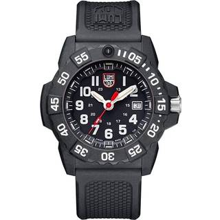 Luminox Navy Seal 3500 Quartz Carbonox Black Dial Black Rubber Strap Men's Watch XS.3501.F