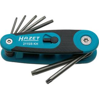 HAZET Stjerneskruenøgle 8 dele, sammenklap