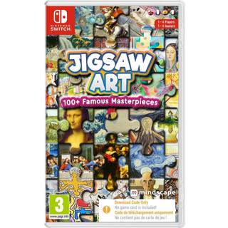 Jigsaw Art: 100+ Famous Masterpieces (Code in a Box) - Nintendo Switch - Puslespil