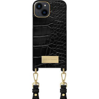 Atelier Necklace Case Black Croco