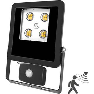 EVN Panthera udendørsspot sensor IP44 10 W 3.000 K