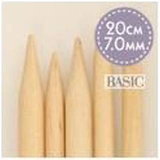DROPS Strømpepinde BASIC Birketræ, 20 cm (5.5-12 mm) 7.0mm DROPS strømpepinde i birketræ. Strømpepindene måler 20 cm. Findes i størrelserne 5.5-12 mm. Pakken indeholder 5 strømpepinde.