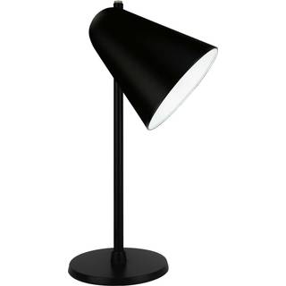 Capelo Sort bordlampe af genbrugsmetal | Vækstlys LED