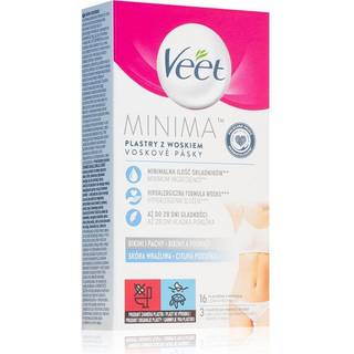 Veet Minima Hypoallergenic Voksstrimler til hårfjerning i bikiniområdet 16 stk. - 16 stk.