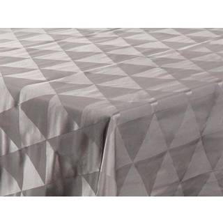 Borddug - Grå - Jacquard dug med mønster - 140x320 cm