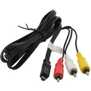 AV-kabel til Sony DCR-DVD101E / HDR-HC3 - 10-pin til RCA/S-Video, 1,5 meter