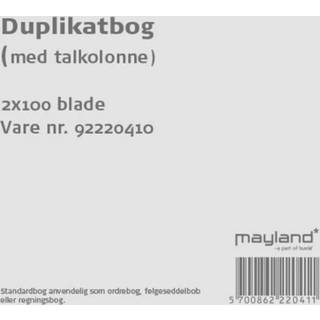 10 x Mayland duplikatbog 126x148mm