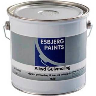 EFAdeck® alkyd gulvmaling, hvid - 2,5 liter