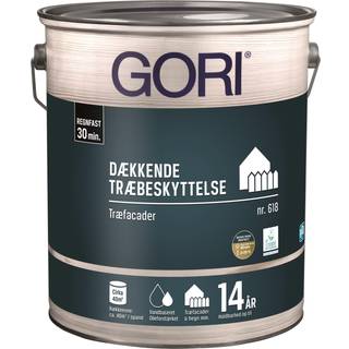 GORI 618 dækkende træbeskyttelse kridt 5 liter (På lager i butik)