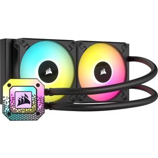 Corsair iCUE H100i ELITE CAPELLIX XT - Black - CPU Vandkøling - Max 34 dBA