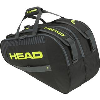 HEAD BASE Padel Bag M 2023 Negro/Amarillo (Paletero)