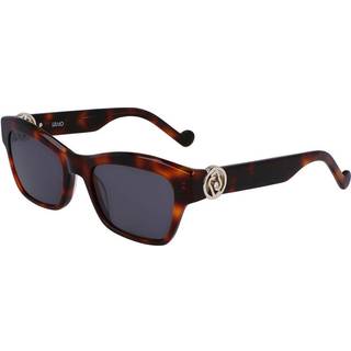Liu Jo Kvinde LJ769SR 242 Solbriller Acetat Havana Grå Firkantet Normal