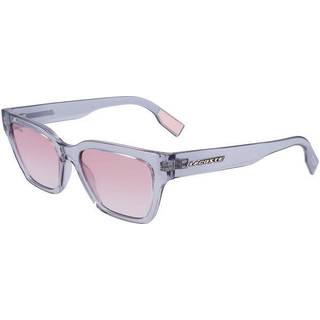 Lacoste L6002S 038 53 Solbriller Kvinder Krystalklar - Transparent Light Grey - 53mm