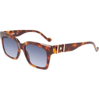 Liu Jo Kvinde LJ759S 240 Solbriller Acetat Havana Blå Firkantet Normal Fotokromatisk