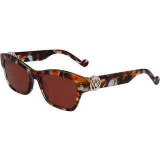 Liu Jo Kvinde LJ769SR 445 Solbriller Acetat Havana Brun Firkantet Normal