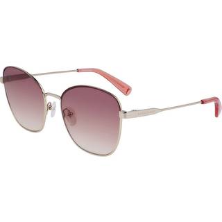 Longchamp LO164S 727 57 Solbriller Kvinder Guld - Gold Top Dark Brown - 57mm
