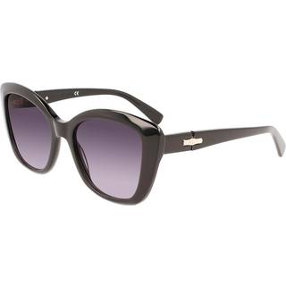 LONGCHAMP Unisex LO714S 1 Solbriller Plast Sort Sommerfugl Fotokromatisk
