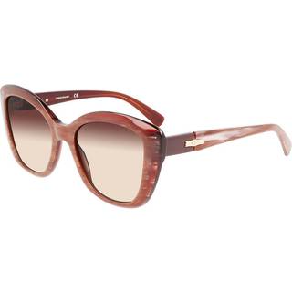 LONGCHAMP Unisex LO714S 604 Solbriller Plast Brun Brun Sommerfugl Fotokromatisk