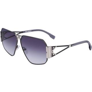 Karl Lagerfeld KL339S 040 61 Solbriller Mænd Silver - Shiny Silver - 61mm