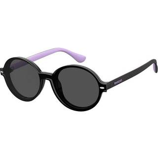 Havaianas Kvinde FLORIPA/CS 1X2/IR Solbriller Acetat Sort Grå Rund Clip-on