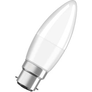 Osram LED pære Kerte 4,9W/827 (40W) Mat B22d