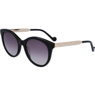 Liu Jo Kvinde LJ765S 001 Solbriller Acetat Sort Røg Cat Eye Normal Fotokromatisk