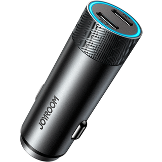 Opladerbil Joyroom JR-CL13, 2x USB-C PD, 50W - Grå