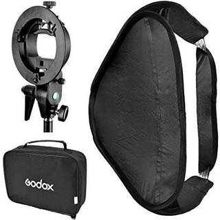 Godox S2 type Bracket Bowens + Softbox 80x80cm