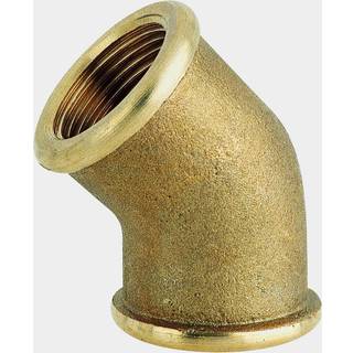 Rørvinkel Maestrini 45° Elbow Female/Female, messing, vinklet 45°, 2 1/2" G (BSP) (indvendig) til 2 1/2" G (BSP) (indvendig)