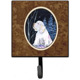 """" Caroline's Treasures SS8346SH4 Clumber Spaniel Leash Holder eller Key Hook Small Multicolor """"
