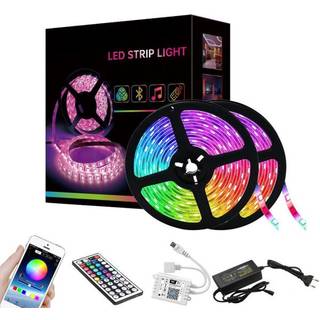 Flexibel 20m RGB LED-list / Ljusslinga / LED-Strip Bluetooth APP