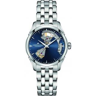 Hamilton Jazzmaster Open Heart Automatic Blue Dial Steel Strap Women's Watch H32215141