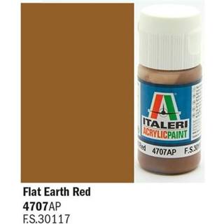 ITALERI Akrylmaling - Flad jordrød - 20ml