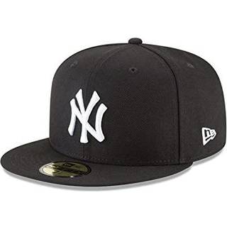 Ny æra 59Fifty Hat MLB Basic New York Yankees Black/White Fitted Baseball Cap (7)