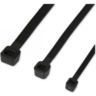 Kabelbinder / Kabelstrips - 2.5x150 Sort - 100 stk