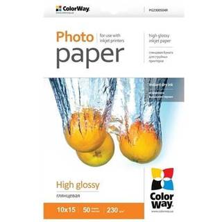ColorWay - photo paper - glossy - 50 sheet(s) - 100 x 150 mm - 230 g/m²