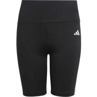 Train Essentials AEROREADY 3-Stripes Training Biker tights - Black / White - 164
