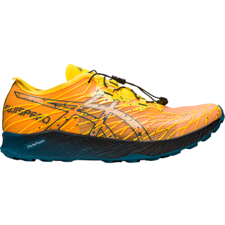 Asics Women's FujiSpeed Papaya/Indigo Blue, 37.5