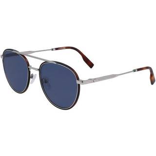 Lacoste Mand L258S 045 Solbriller Metal Sølv Blå Rund Normal Normal