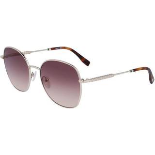 Lacoste Kvinde L257S 712 Solbriller Metal Guld Brun Rund Normal Skygge
