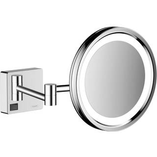 hansgrohe AddStoris Barber-/kosmetikspejl med LED-lys i krom