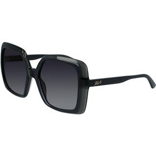 Karl Lagerfeld Kvinde KL6059S 050 Solbriller Acetat Sort Grå Firkantet Skygge